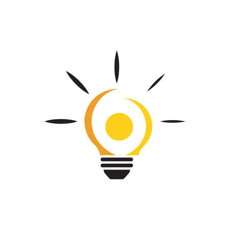 light bulb symbol vector design illustrationのイラスト素材