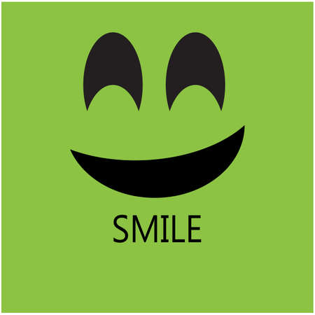 Smile emotion icon vector illustration design templateのイラスト素材