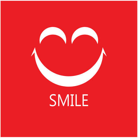 Smile emotion icon vector illustration design templateのイラスト素材