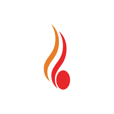Fire flame vector illustration design templateのイラスト素材