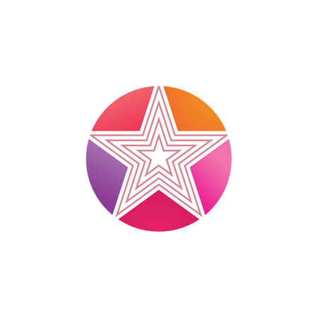 star logo design / emblem logo design inspirationのイラスト素材
