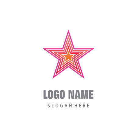star logo design / emblem logo design inspirationのイラスト素材