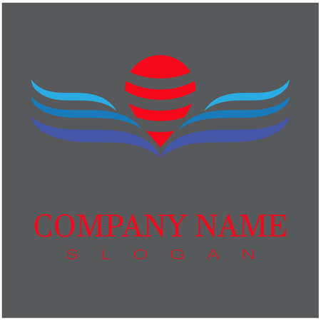 Water wave icon vector illustration designのイラスト素材