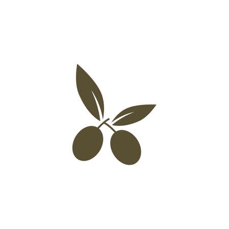olive icon vector illustration design templateのイラスト素材