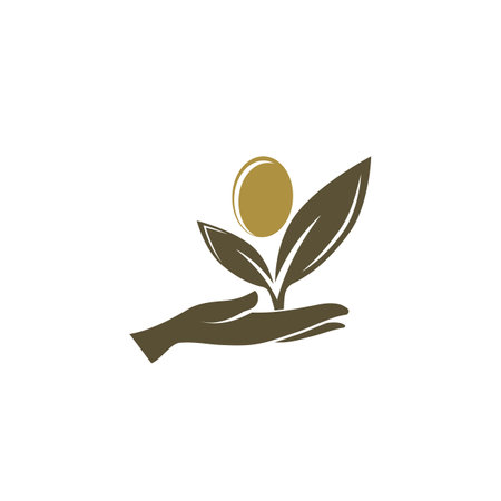 olive icon vector illustration design templateのイラスト素材