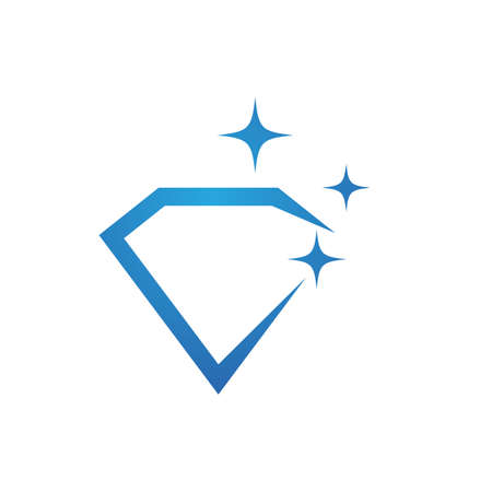 Diamond Logo Template vector icon illustration designのイラスト素材