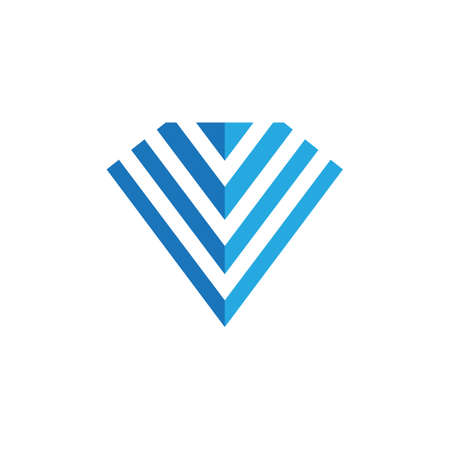 Diamond Logo Template vector icon illustration designのイラスト素材