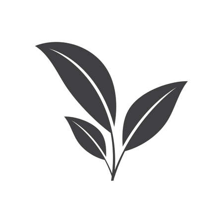 Leaf icon Vector Illustration design Logo templateのイラスト素材