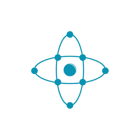 Molecule symbol logo template vector illustration designのイラスト素材