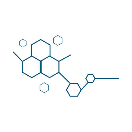 Molecule symbol logo template vector illustration designのイラスト素材