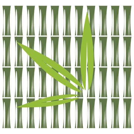 Bamboo Logo Template vector icon illustration designのイラスト素材