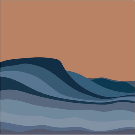 Abstract Water wave vector illustration design backgroundのイラスト素材