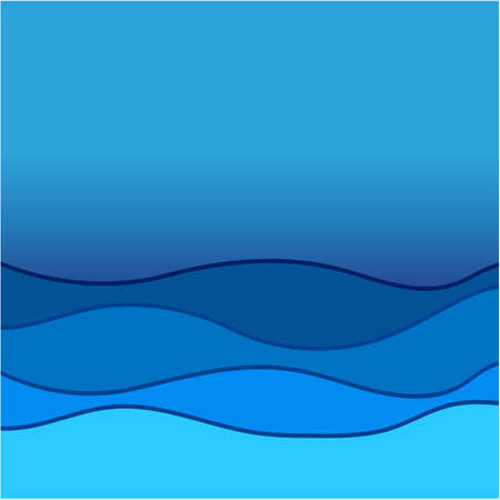 Abstract Water wave vector illustration design backgroundのイラスト素材