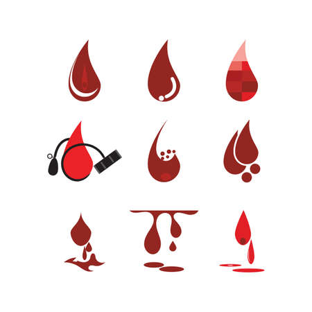 Blood drop donor vector illustrationのイラスト素材