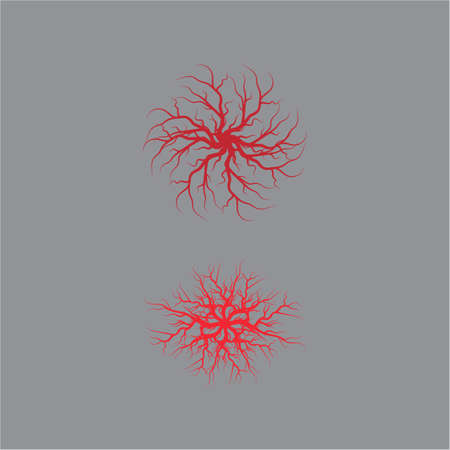 Veins icon Vector Illustration design Logo templateのイラスト素材