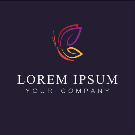 Beauty Butterfly Vector icon designのイラスト素材