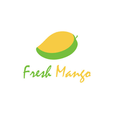 Mango logo template vector icon design Illustrationのイラスト素材