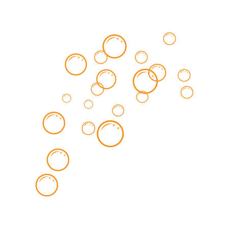 Natural realistic bubble illustration vector designのイラスト素材