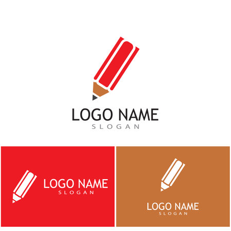 Pencil Logo Template vector symbol designのイラスト素材