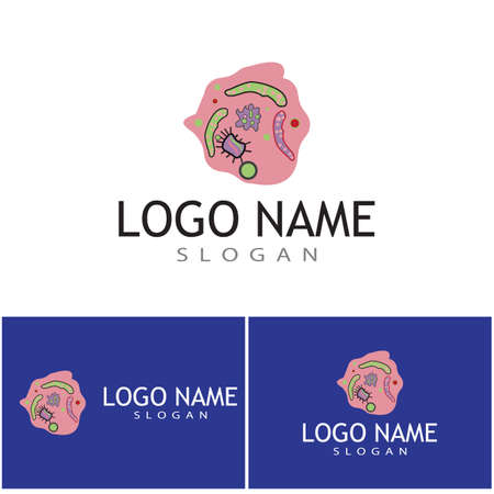 Bacterial Logo Template vector symbol natureのイラスト素材