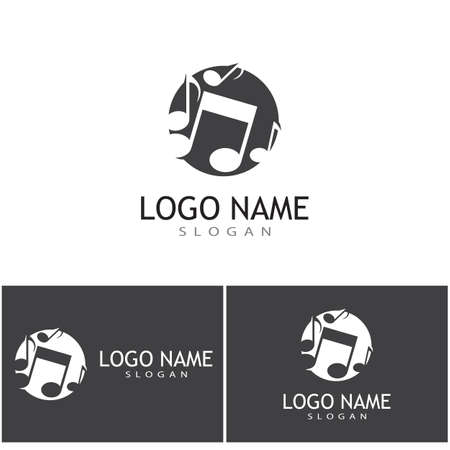 Music note Icon Vector illustration designのイラスト素材