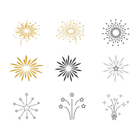 Fireworks Logo Template vector symbolのイラスト素材