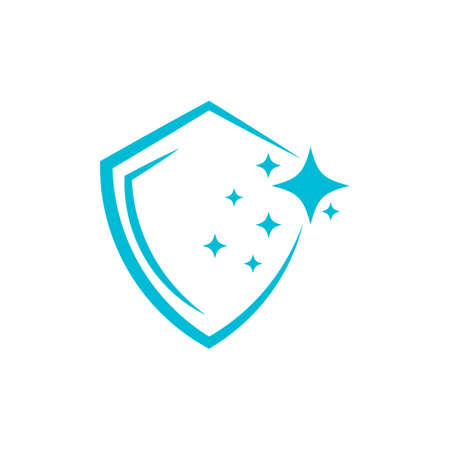 cleaning clean service icon vector template