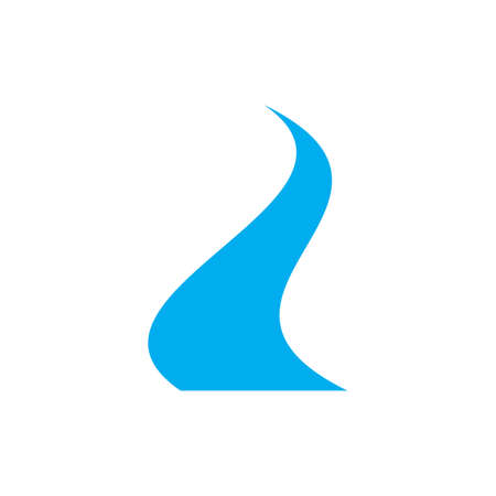 River vector icon illustration logo designのイラスト素材
