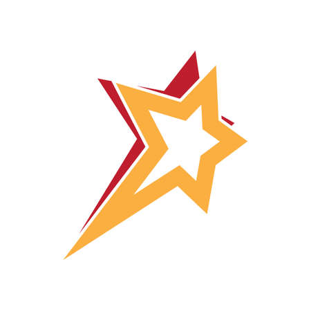 Star icon Template vector illustration design