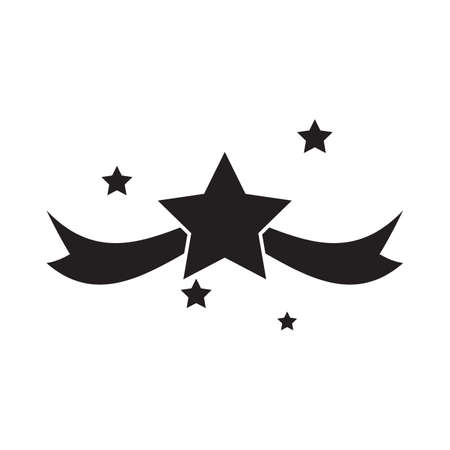 Star icon Template vector illustration designのイラスト素材
