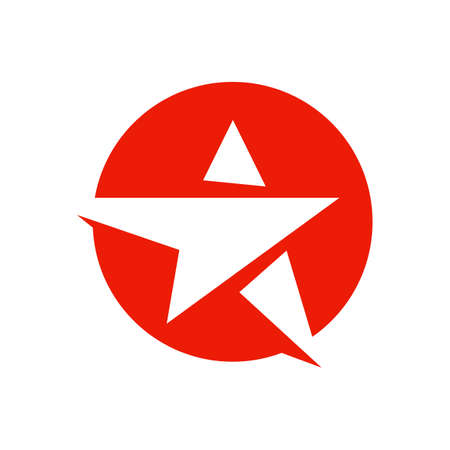 Star icon Template vector illustration designのイラスト素材