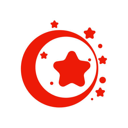Star icon Template vector illustration designのイラスト素材