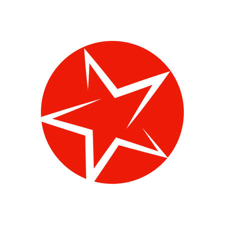 Star icon Template vector illustration designのイラスト素材