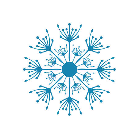 Dandelion flower logo vector template designのイラスト素材