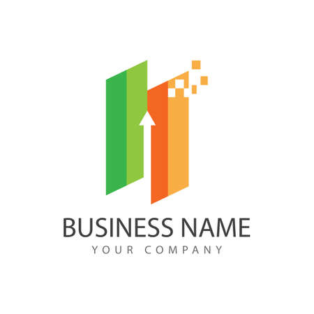 Business Finance professional logo template vectorのイラスト素材