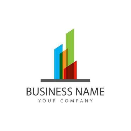 Business Finance professional logo template vectorのイラスト素材