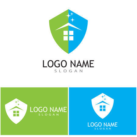 cleaning clean service logo icon vector templateのイラスト素材