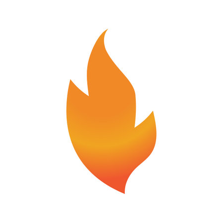 Fire flame Logo vector, Oil, gas and energy logo conceptのイラスト素材
