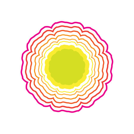 Beauty Florist Botanical Flower Vector Designのイラスト素材