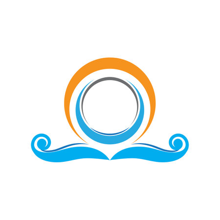 Circle logo template vector designのイラスト素材