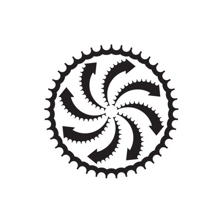 Gear Logo Template vector icon illustration designのイラスト素材
