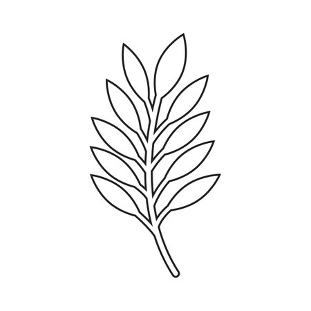 Green leaves Botanical logo vector and symbol designのイラスト素材