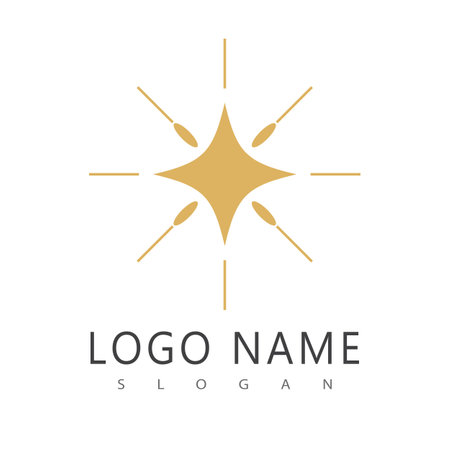 Star Logo illustration vector and symbol designのイラスト素材