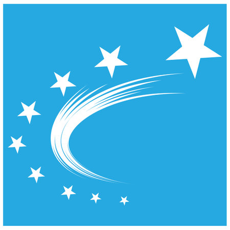 Star Logo illustration vector and symbol designのイラスト素材
