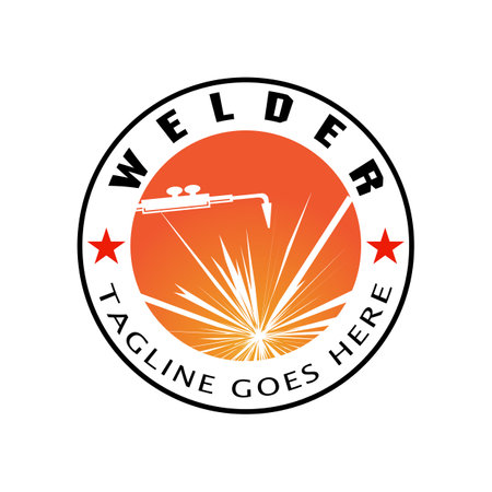 Welding Tool Vector Icon and symbol Design Illustrationのイラスト素材