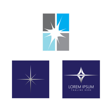 Star logo vector template element symbol designのイラスト素材