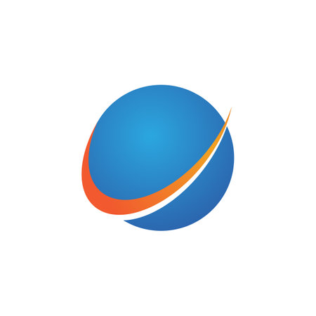 Circle logo vector template symbol element designのイラスト素材