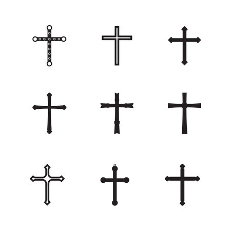 Church logo vector ilustration templateのイラスト素材