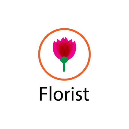 Beauty Florist botanical flower vector designのイラスト素材