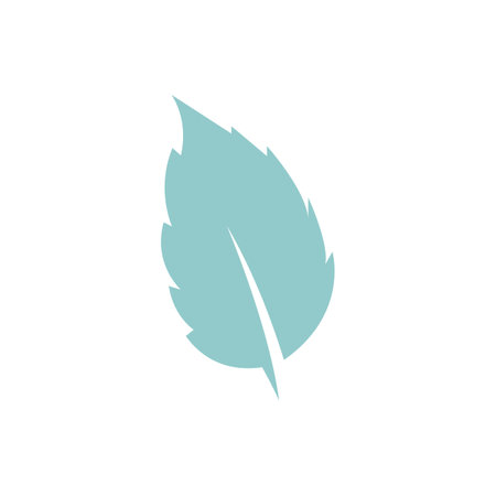 Mint leaf logo vector template symbol designのイラスト素材